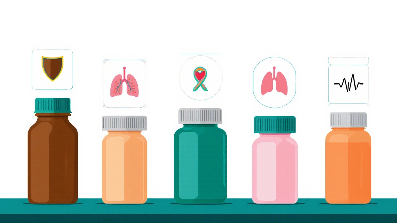 Comparison Table: Ofloxacin and Its Main Rivals