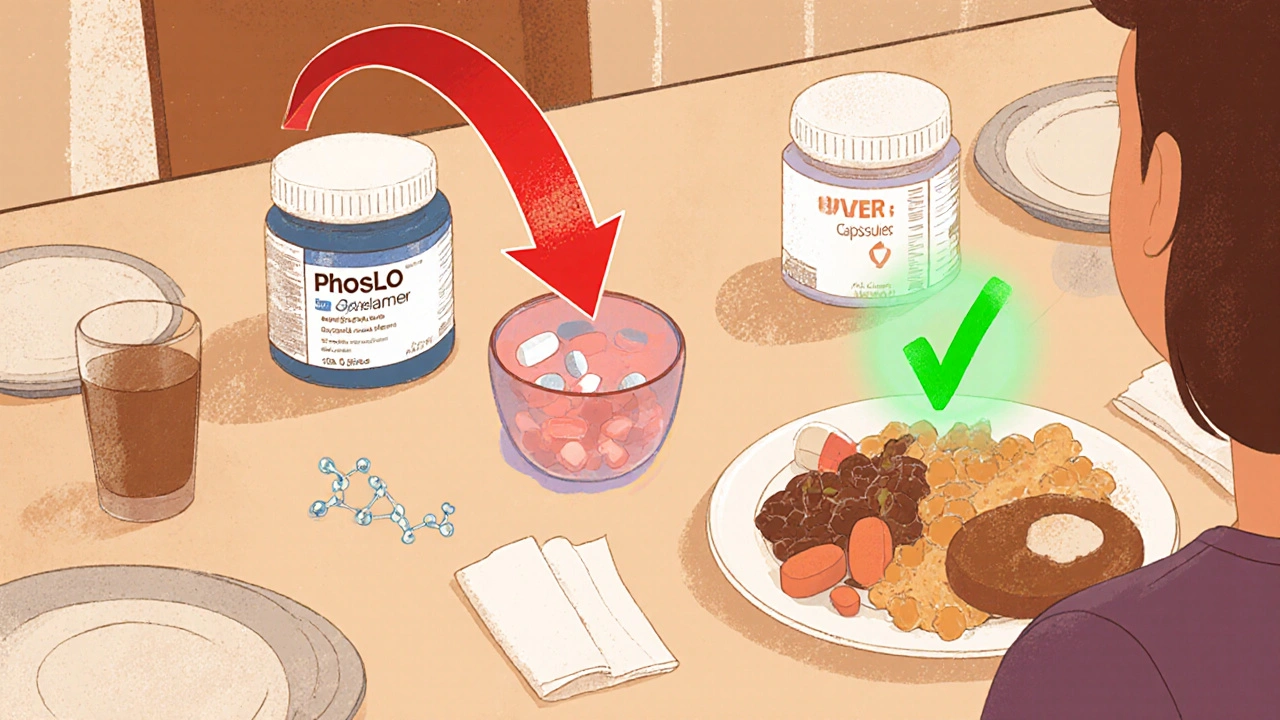 Compare PhosLo (Calcium Acetate) with Alternatives for Managing High Phosphate Levels
