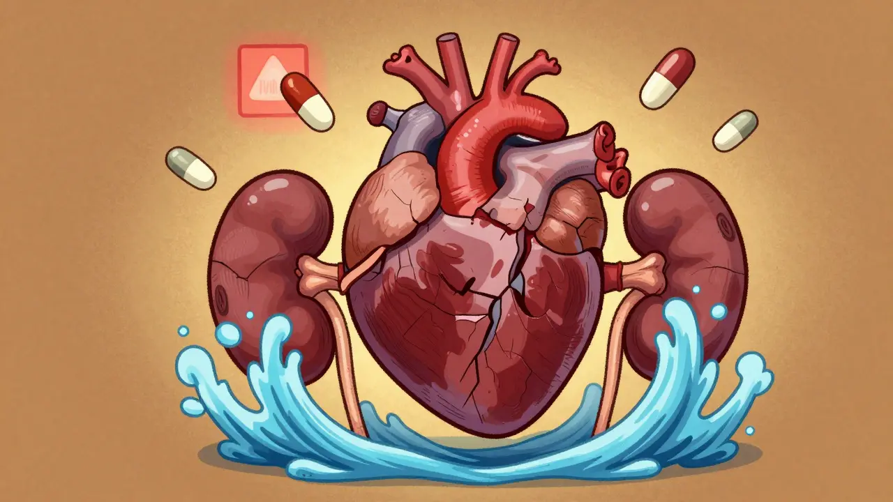 NSAIDs and Heart Failure: How Pain Relievers Can Trigger Fluid Retention and Hospitalization