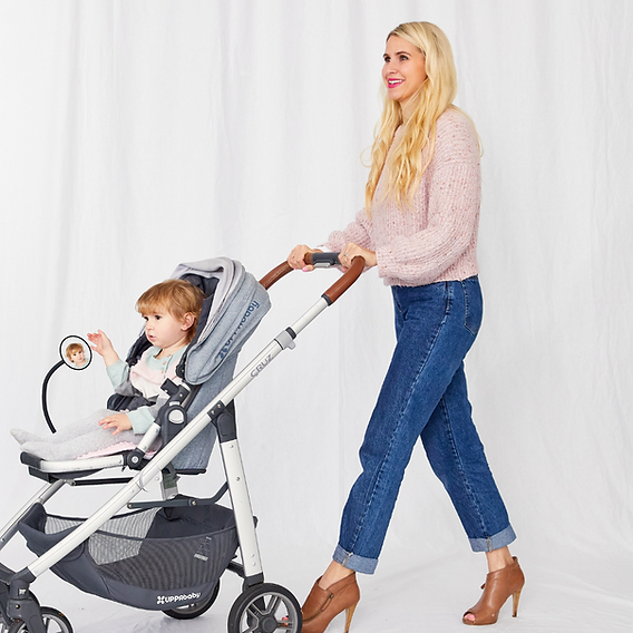 when can baby sit forward in stroller