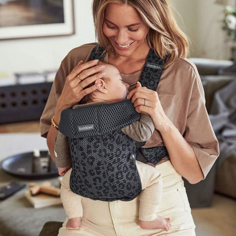 leopard baby carrier